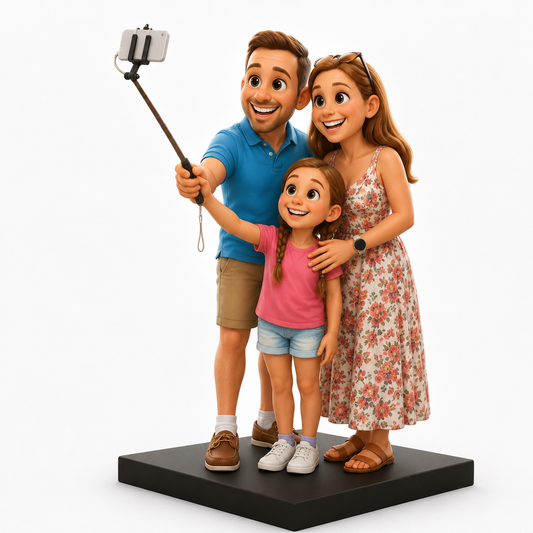 3D Italia – Miniature 3D Personalizzate Famiglia o Gruppo