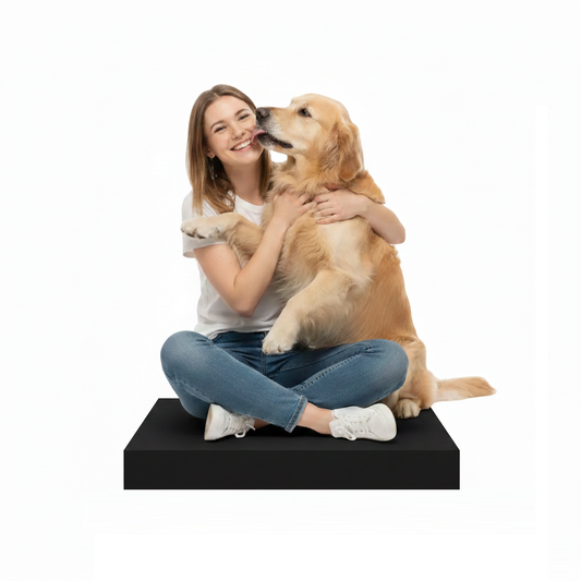 3D Italia Statua  Personalizzata - Persona e Cane Miniatura Realistica