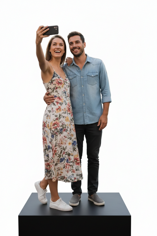 3D Italia Statua  Personalizzata - 2 persone Miniatura Realistica